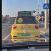 Yellow car with moving tail — TAILDASH