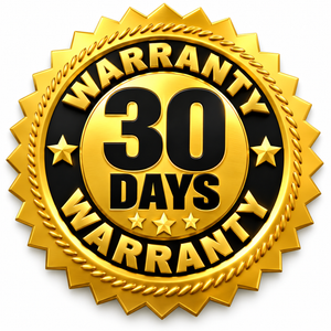 TAILDASH 30-Day Warranty — gold 30-day warranty badge